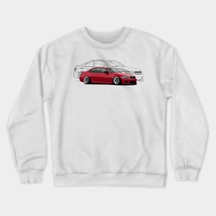 Stanced Red Crewneck Sweatshirt